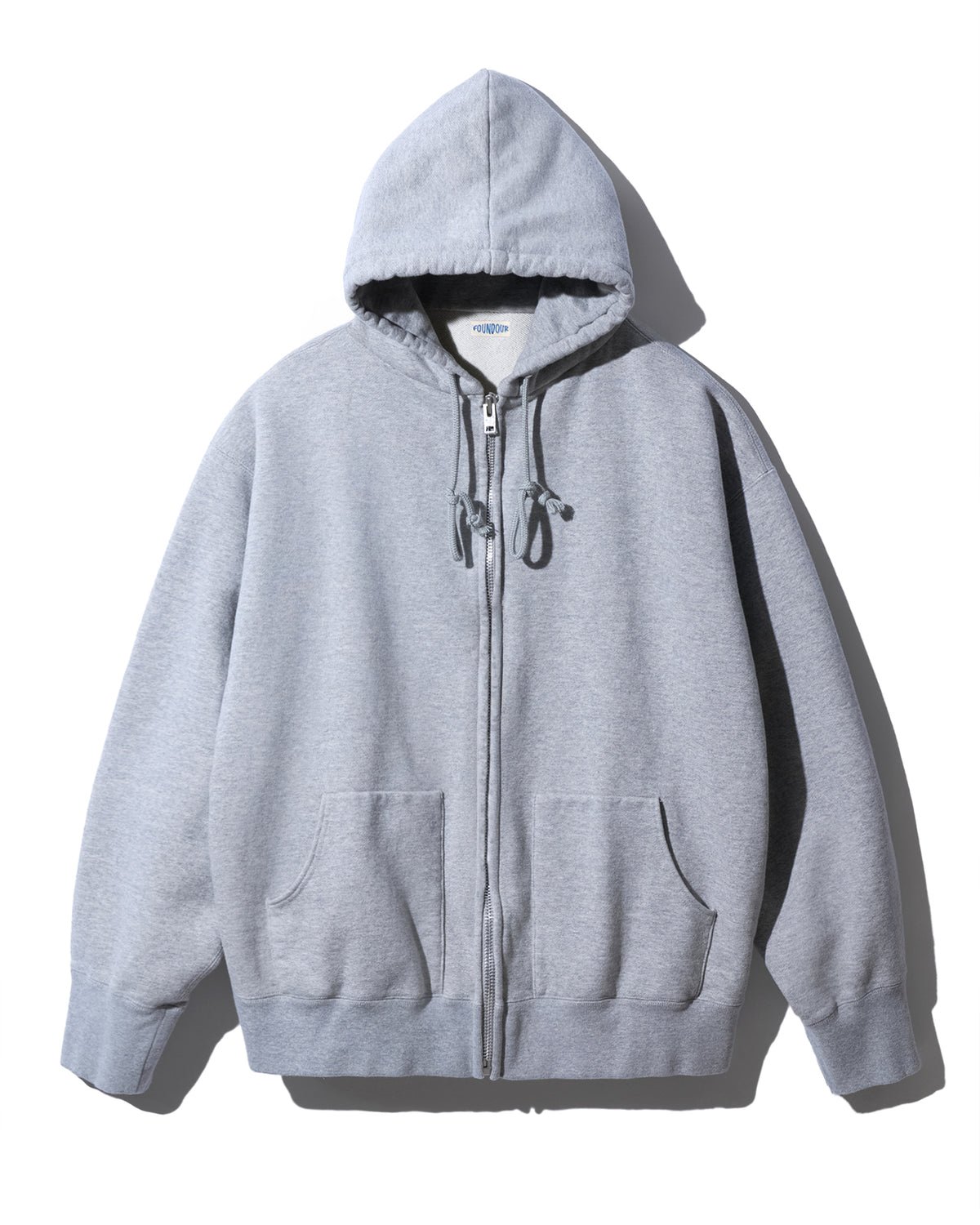 COTTON FRENCH TERRY ZIP UP HOODIE（コットンフレンチテリージップアップフーディー）｜FOUNDOUR（ファウンダ）ONLINE STORE