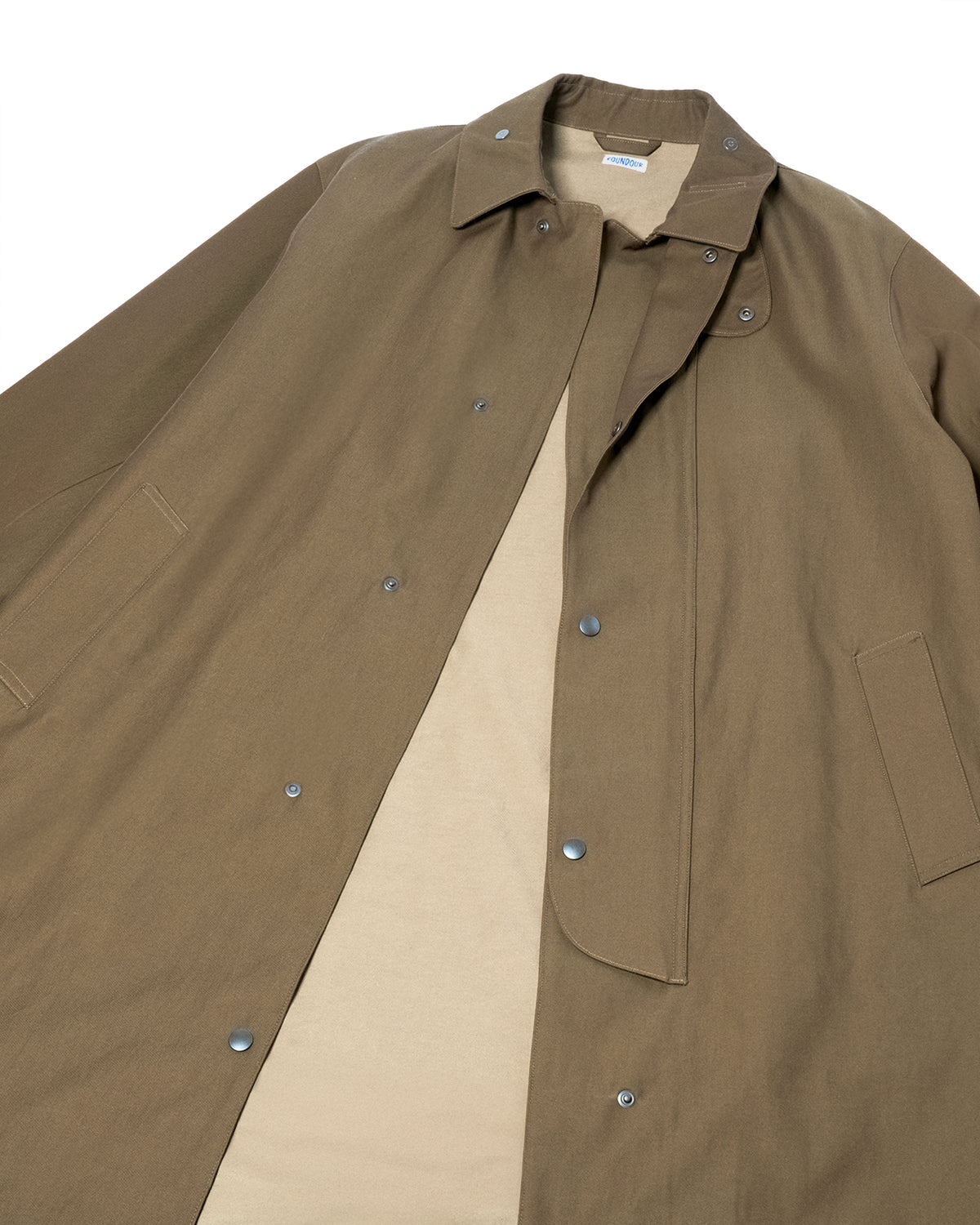 COTTON VISCOSE OVERCOAT（コットンビスコースオーバーコート）｜FOUNDOUR（ファウンダ）ONLINE STORE
