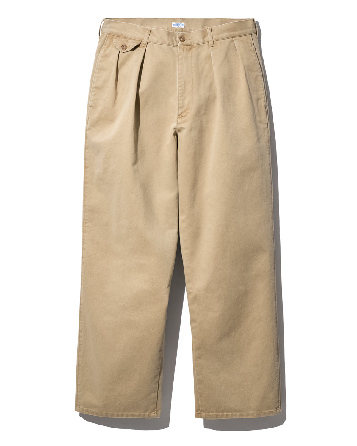 COTTON WIDE TUCK CHINOS（コットンワイドタックチノ）｜FOUNDOUR（ファウンダ）ONLINE STORE