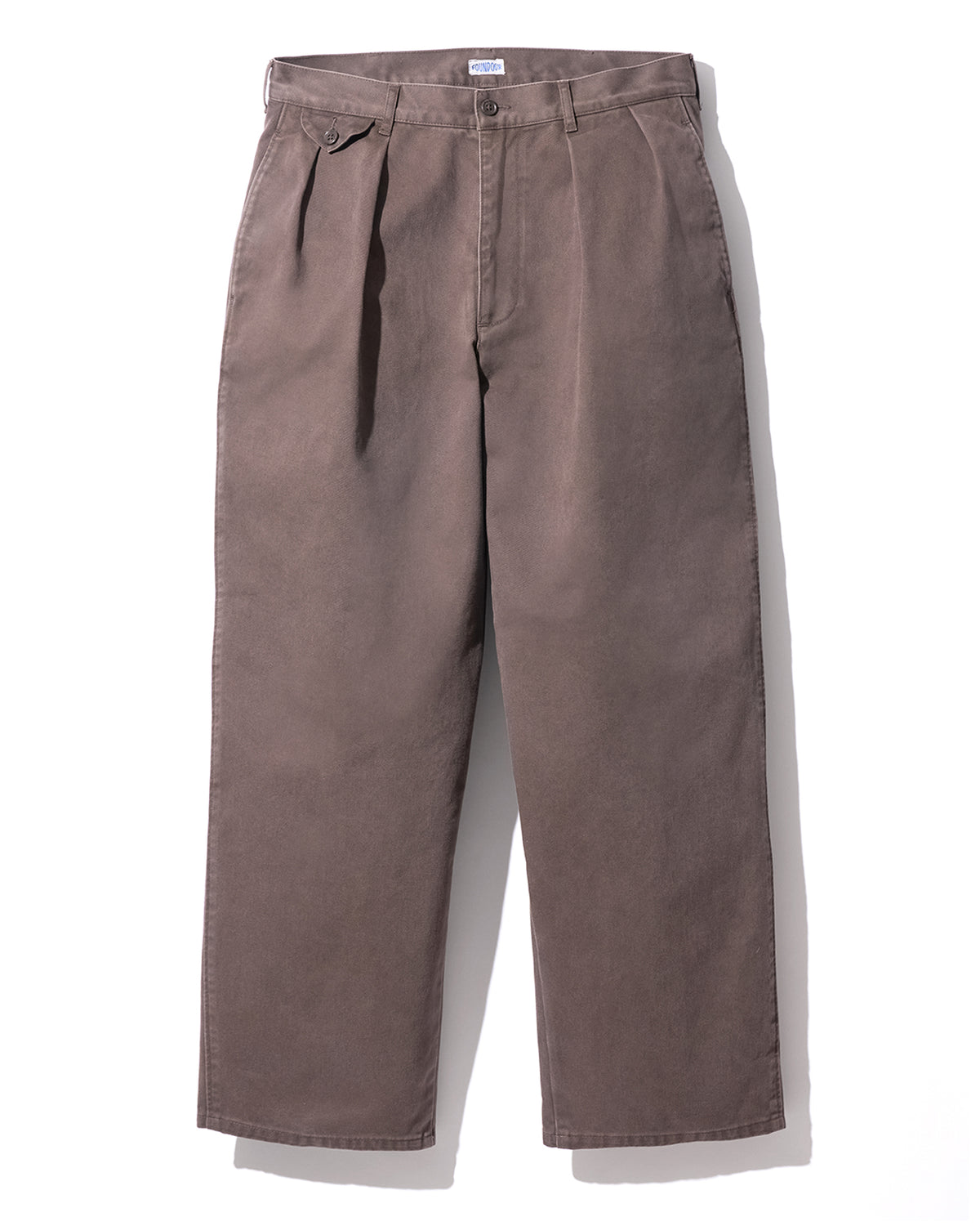 COTTON WIDE TUCK CHINOS（コットンワイドタックチノ）｜FOUNDOUR（ファウンダ）ONLINE STORE