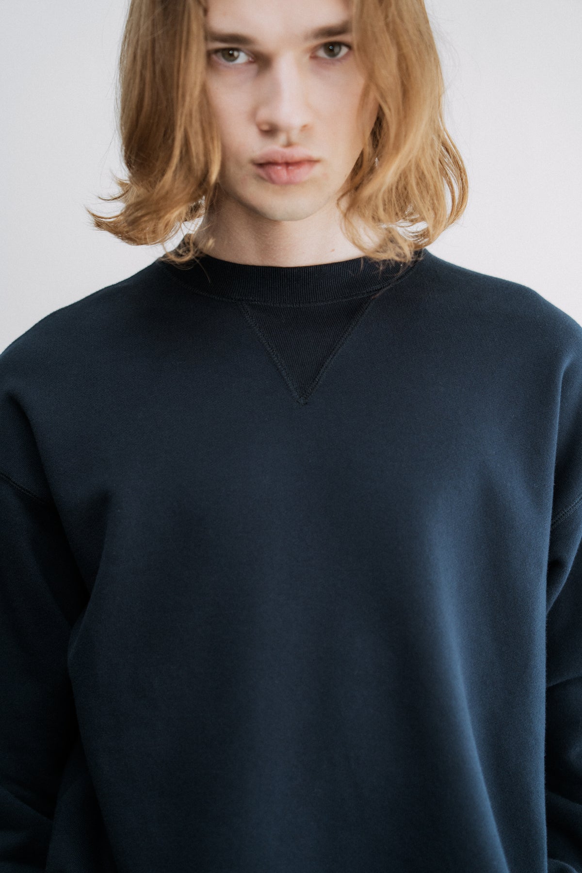 COTTON FRENCH TERRY CREW NECK SWEAT（コットンフレンチテリークルーネックスウェット）｜FOUNDOUR（ファウンダ）ONLINE STORE