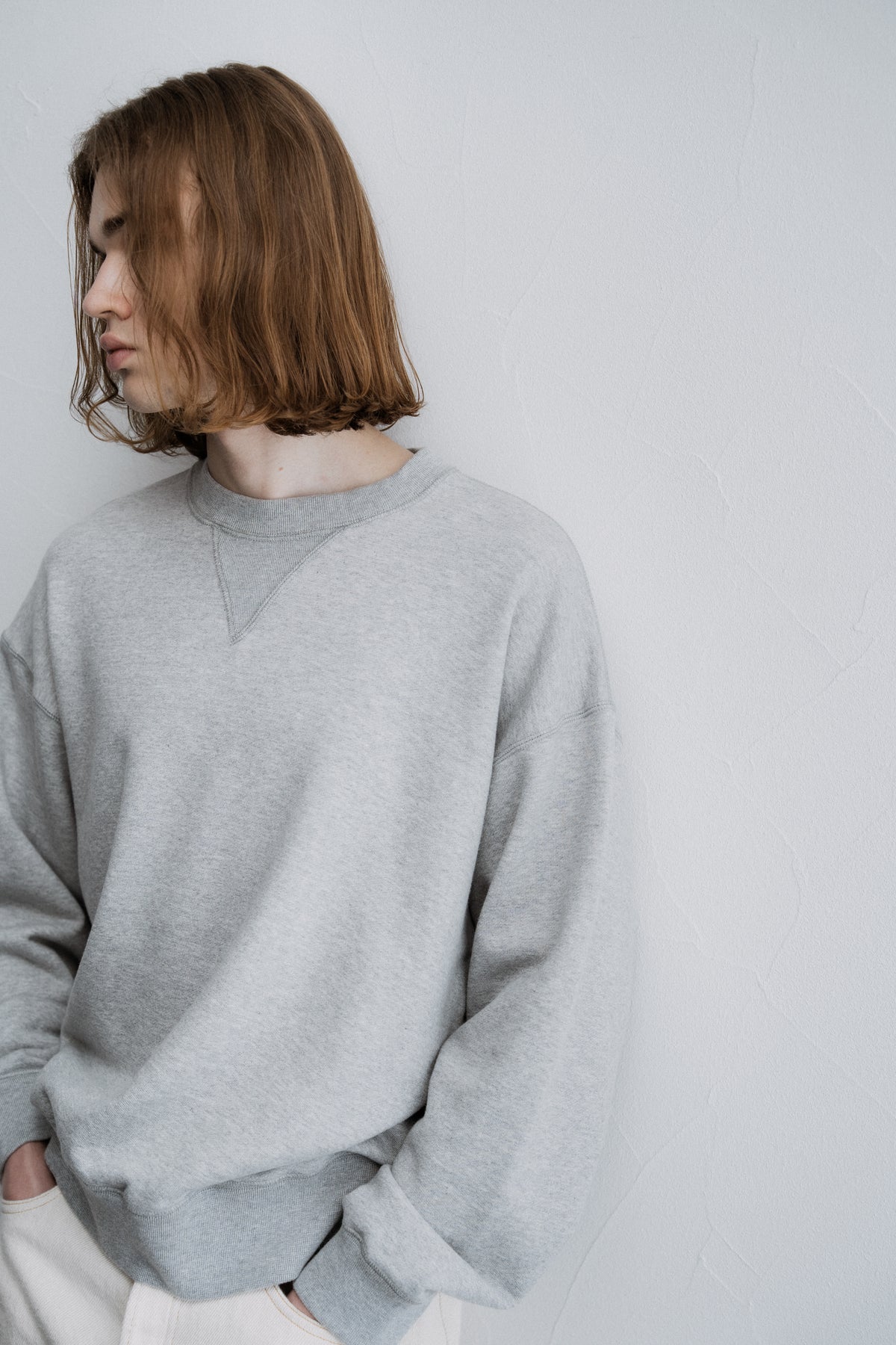 COTTON FRENCH TERRY CREW NECK SWEAT（コットンフレンチテリークルーネックスウェット）｜FOUNDOUR（ファウンダ）ONLINE STORE