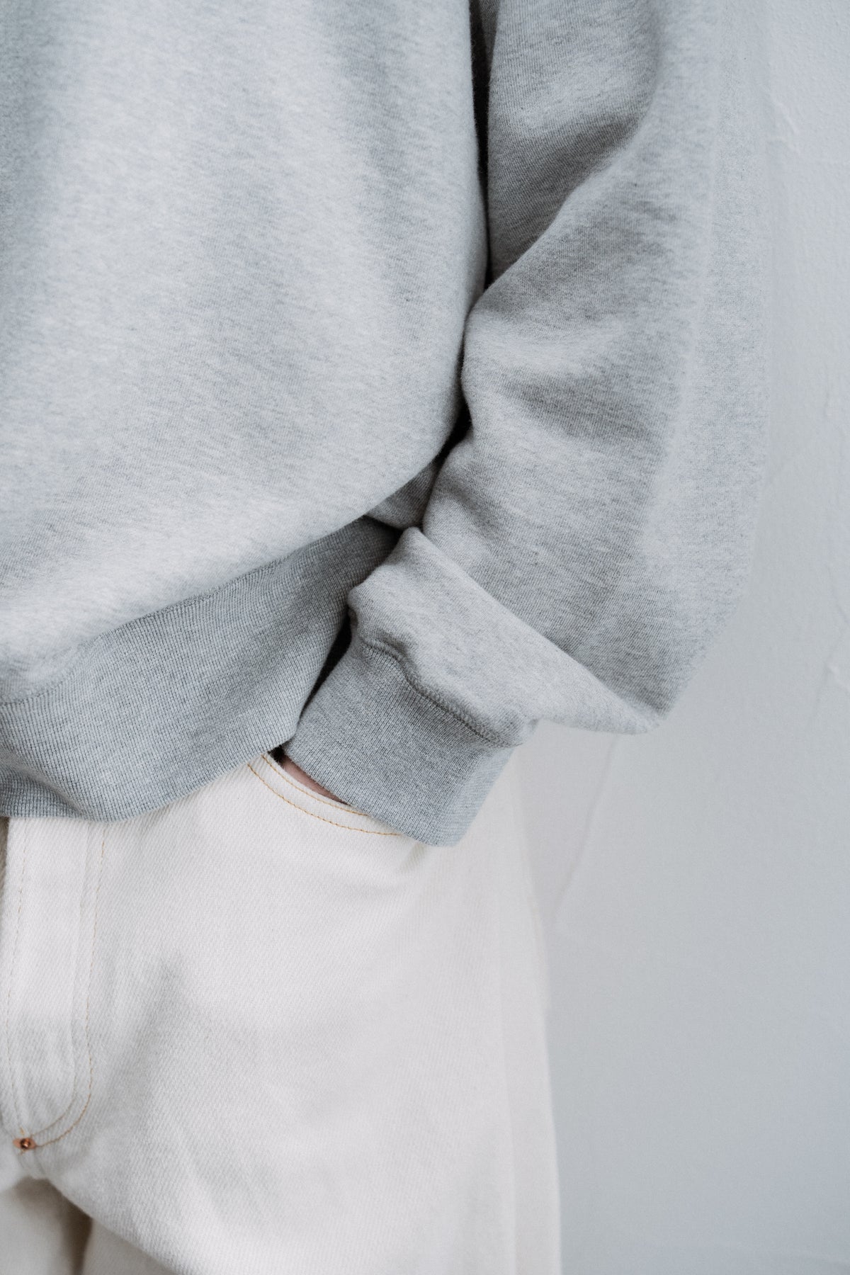 COTTON FRENCH TERRY CREW NECK SWEAT（コットンフレンチテリークルーネックスウェット）｜FOUNDOUR（ファウンダ）ONLINE STORE