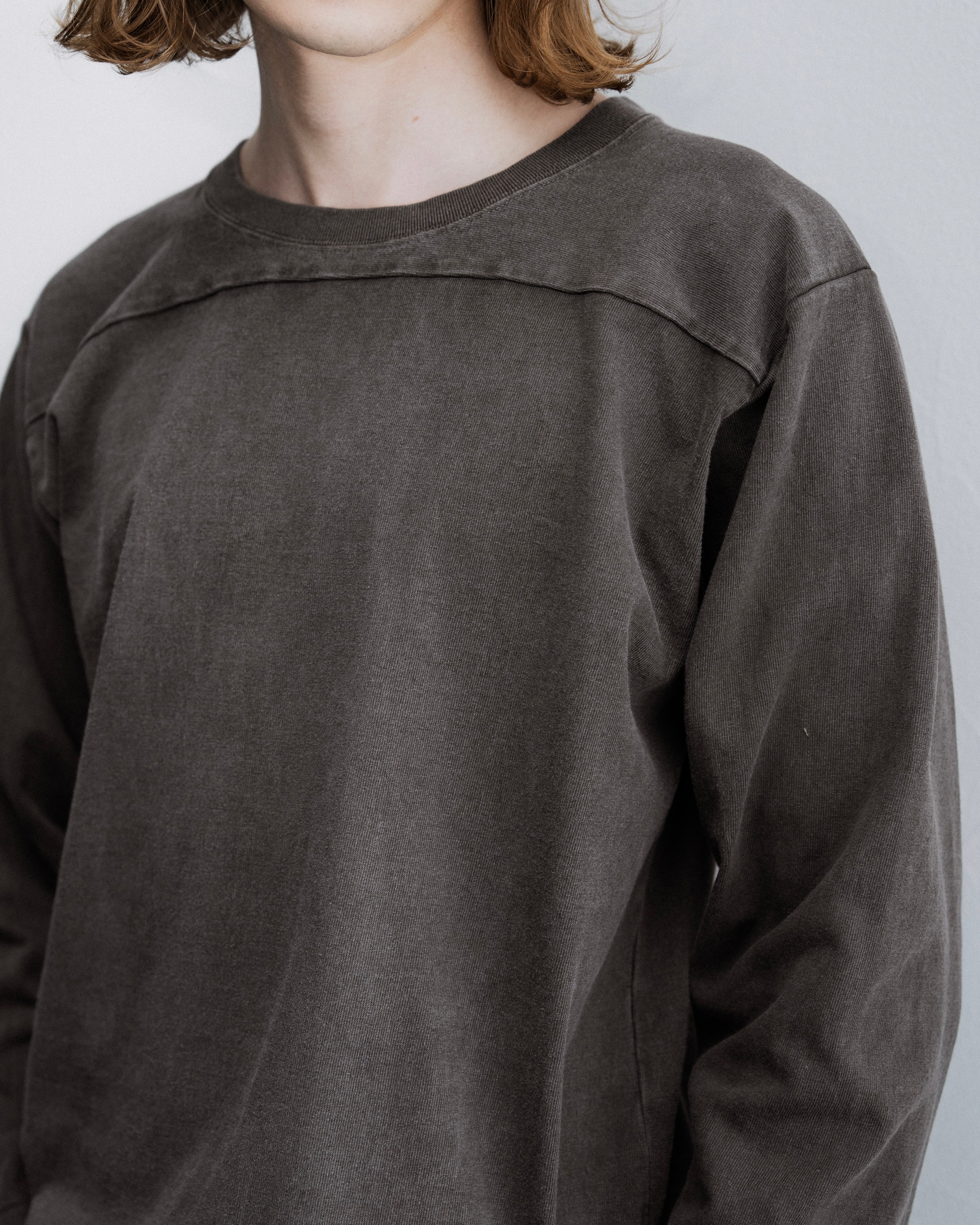 COTTON BD FADE  FOOTBALL TEE（コットンボタンダウンフェードフットボールTシャツ）｜FOUNDOUR（ファウンダ）ONLINE STORE