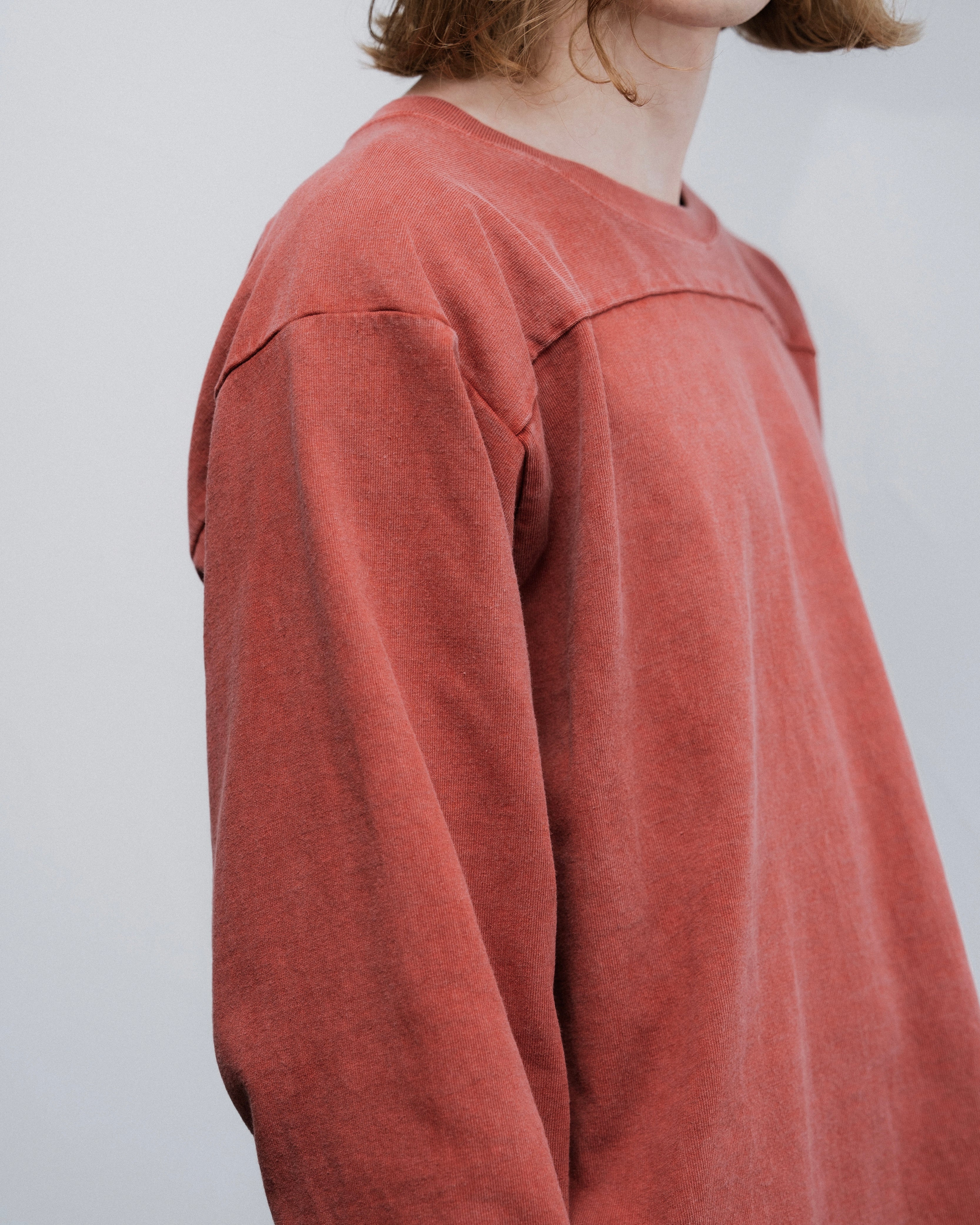 COTTON BD FADE  FOOTBALL TEE（コットンボタンダウンフェードフットボールTシャツ）｜FOUNDOUR（ファウンダ）ONLINE STORE