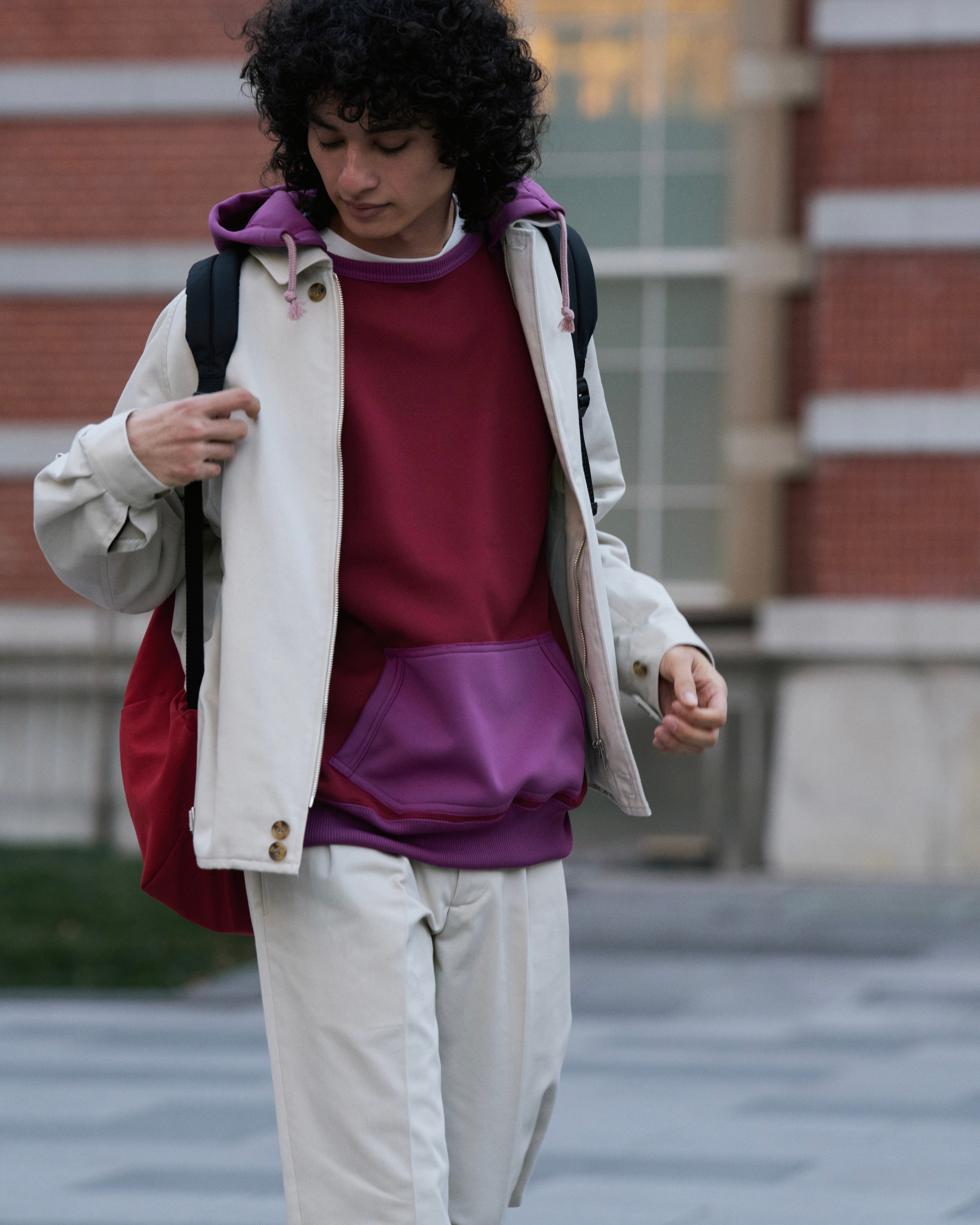 T/C TWILL ZIP UP BLOUSON（テトロンコットンツイルジップアップ