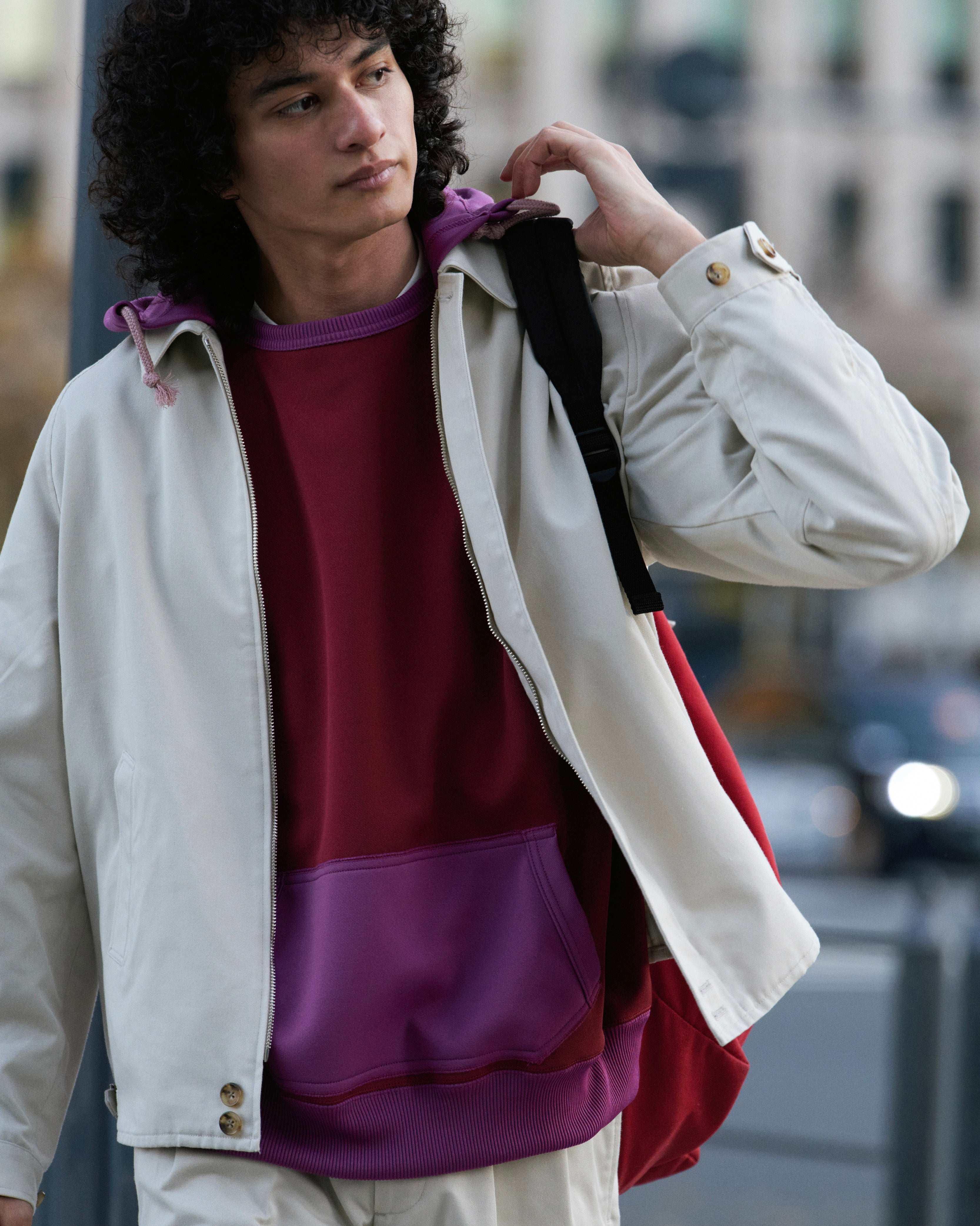 W FACE 2 TONE HOODIE（ダブルフェイスツートーンフーディー
