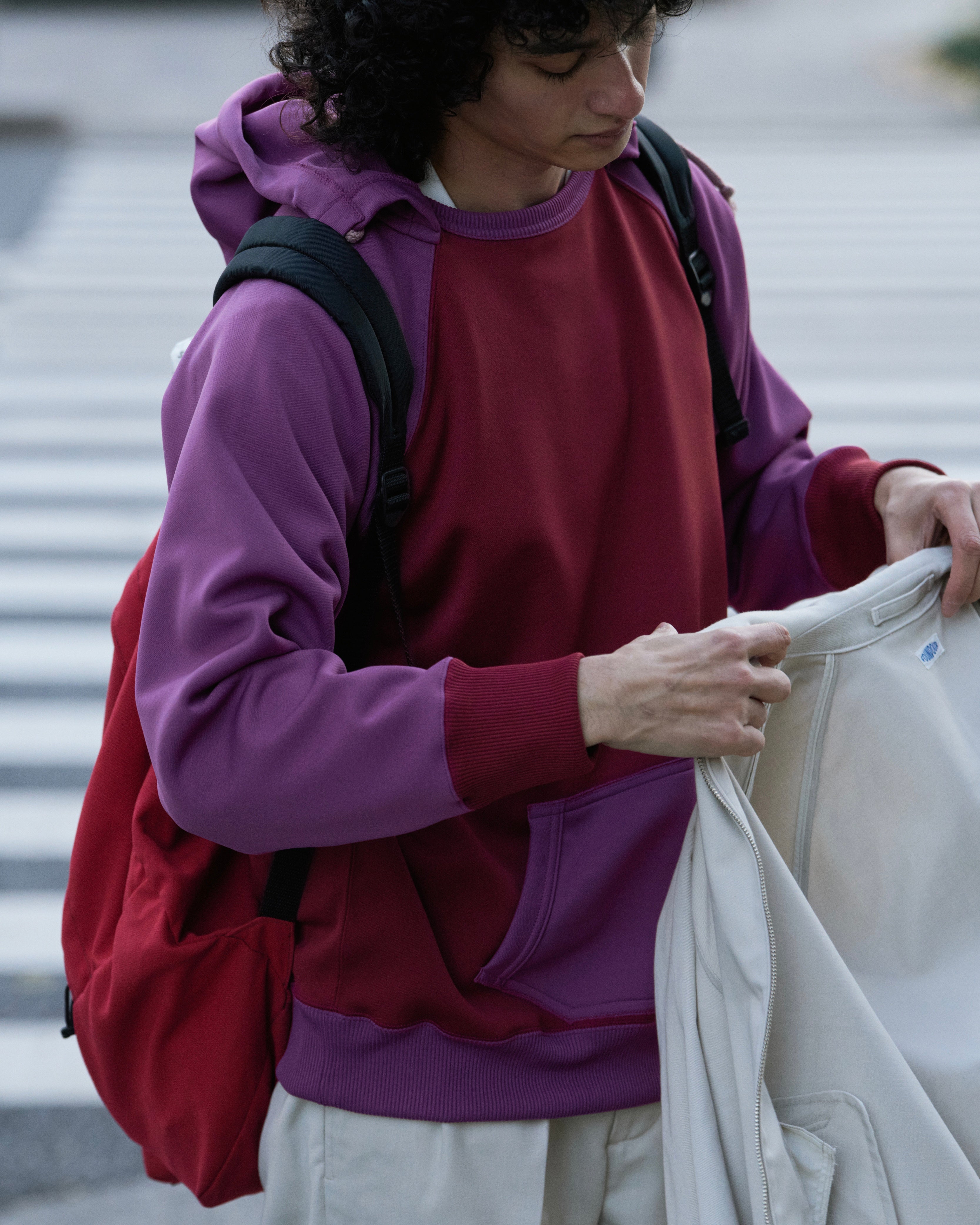 W FACE 2 TONE HOODIE（ダブルフェイスツートーンフーディー