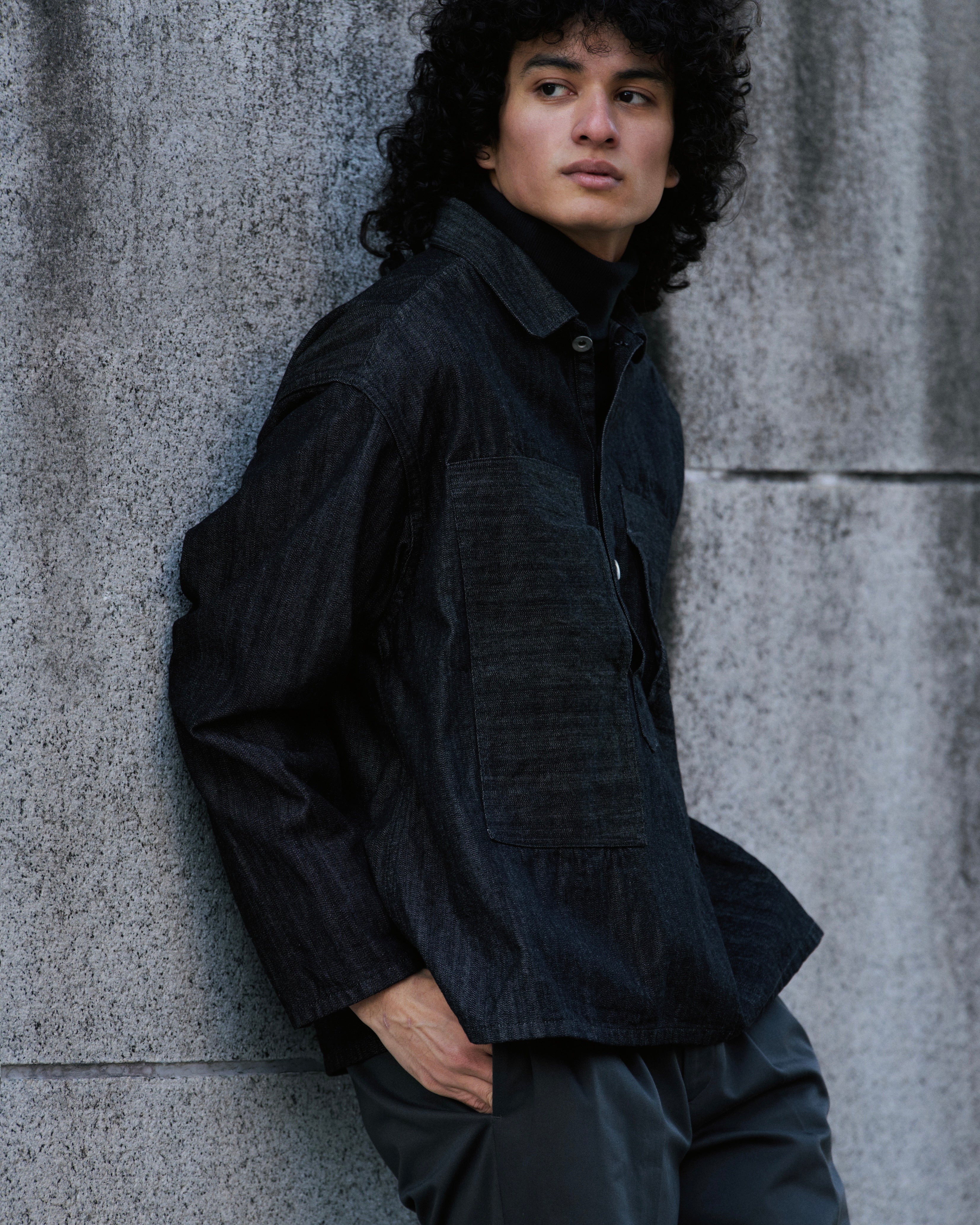BLACK DENIM PULLOVER（ブラックデニムプルオーバー）｜FOUNDOUR（ファウンダ）ONLINE STORE