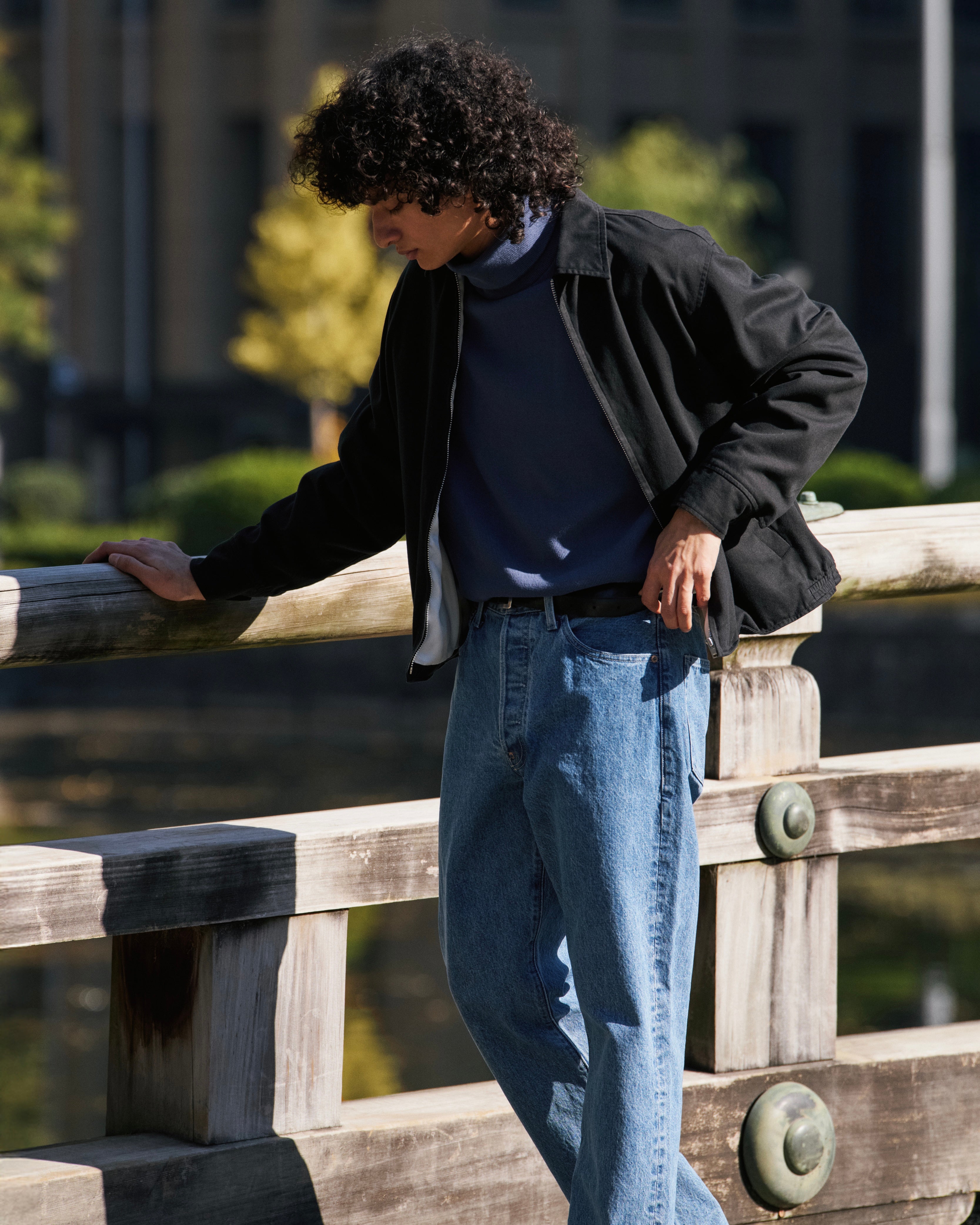 MOCK NECK LONG SLEEVE SHIRT（モックネックロングスリーブシャツ