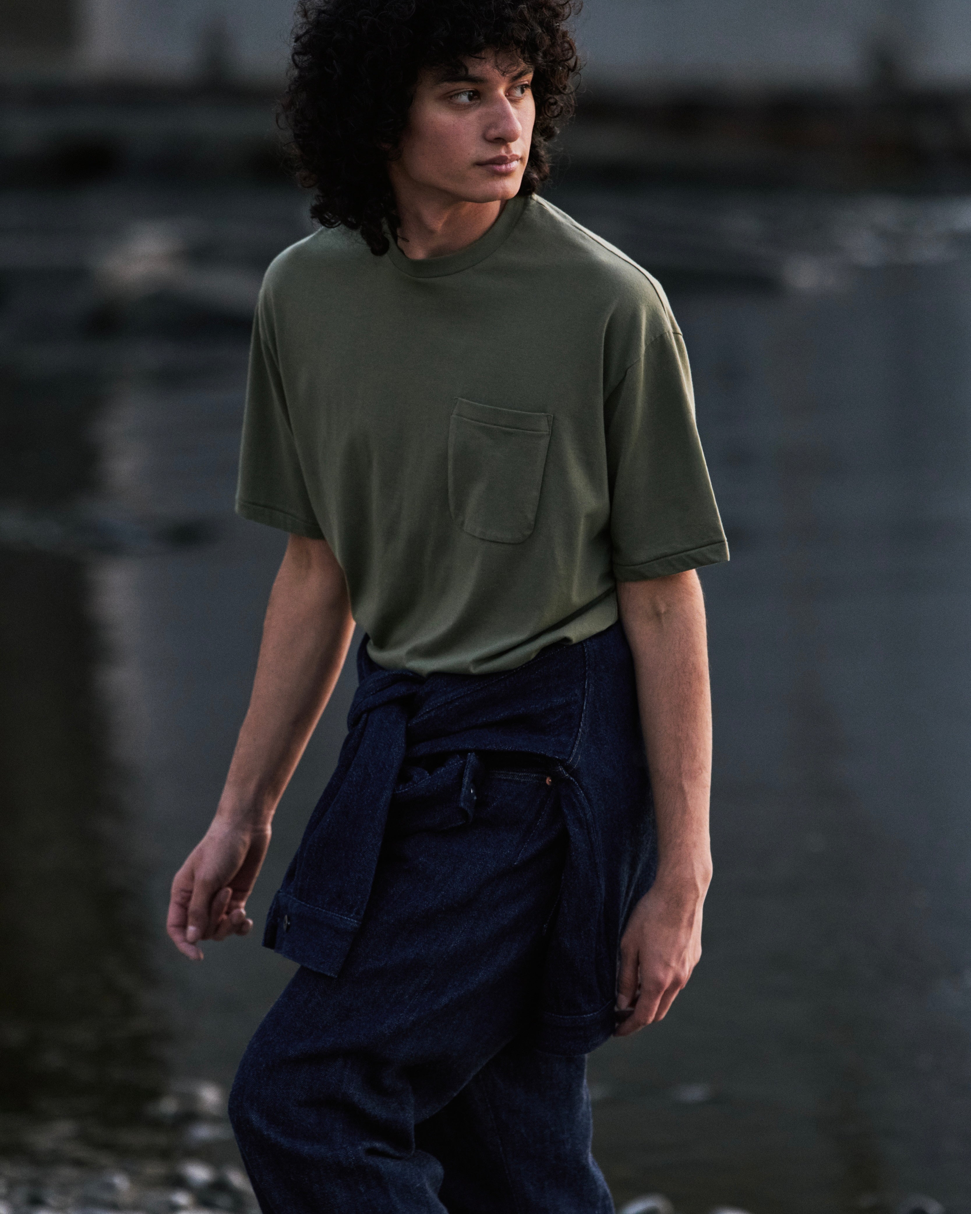 LOOSELY WOVEN DENIM WORK PANTS（ルーズリーウーヴンデニムワーク