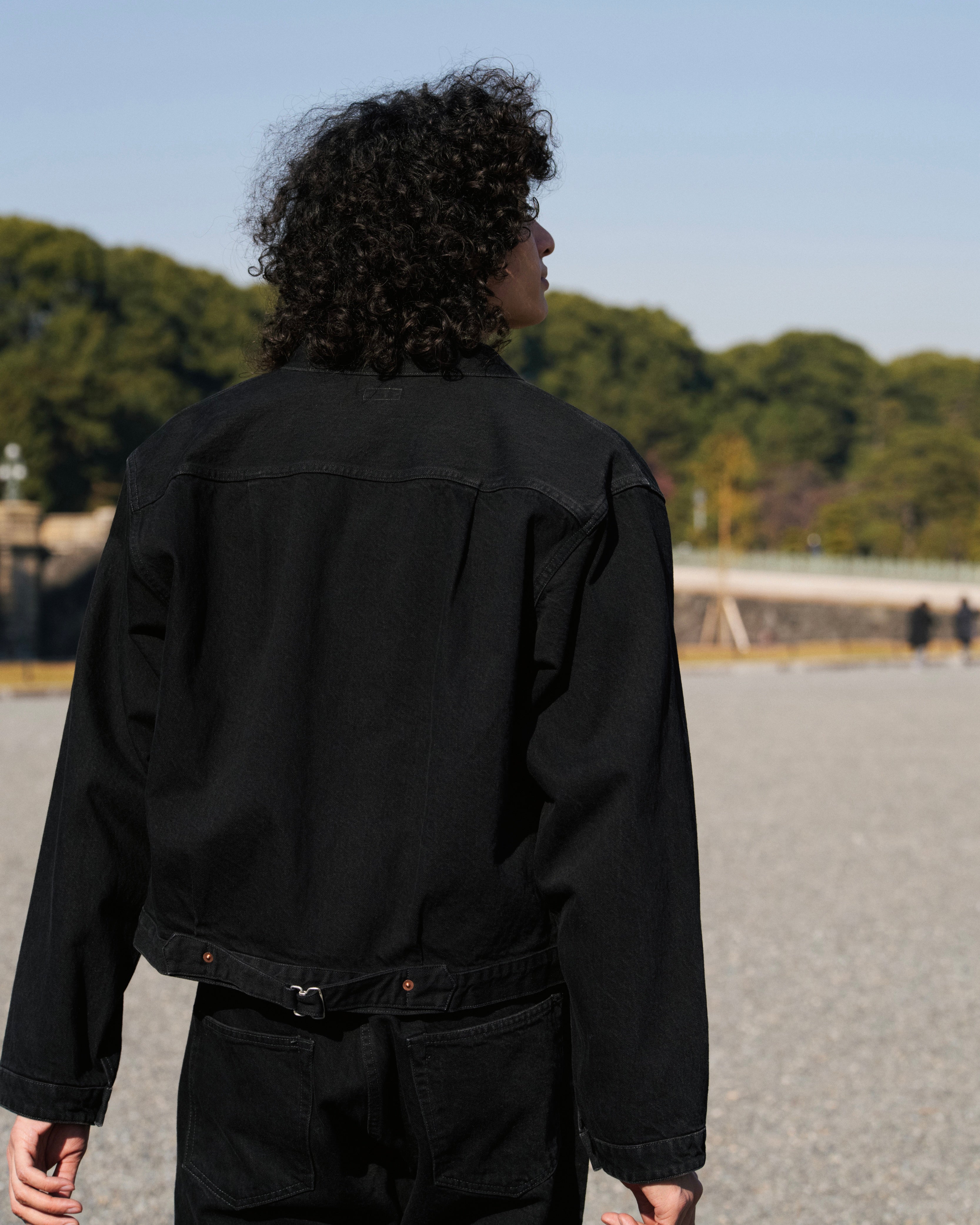 BLACK DENIM TRACKER JACKET 1st TYPE（ブラックデニムトラッカージャケットファーストタイプ）｜FOUNDOUR（ファウンダ）ONLINE STORE