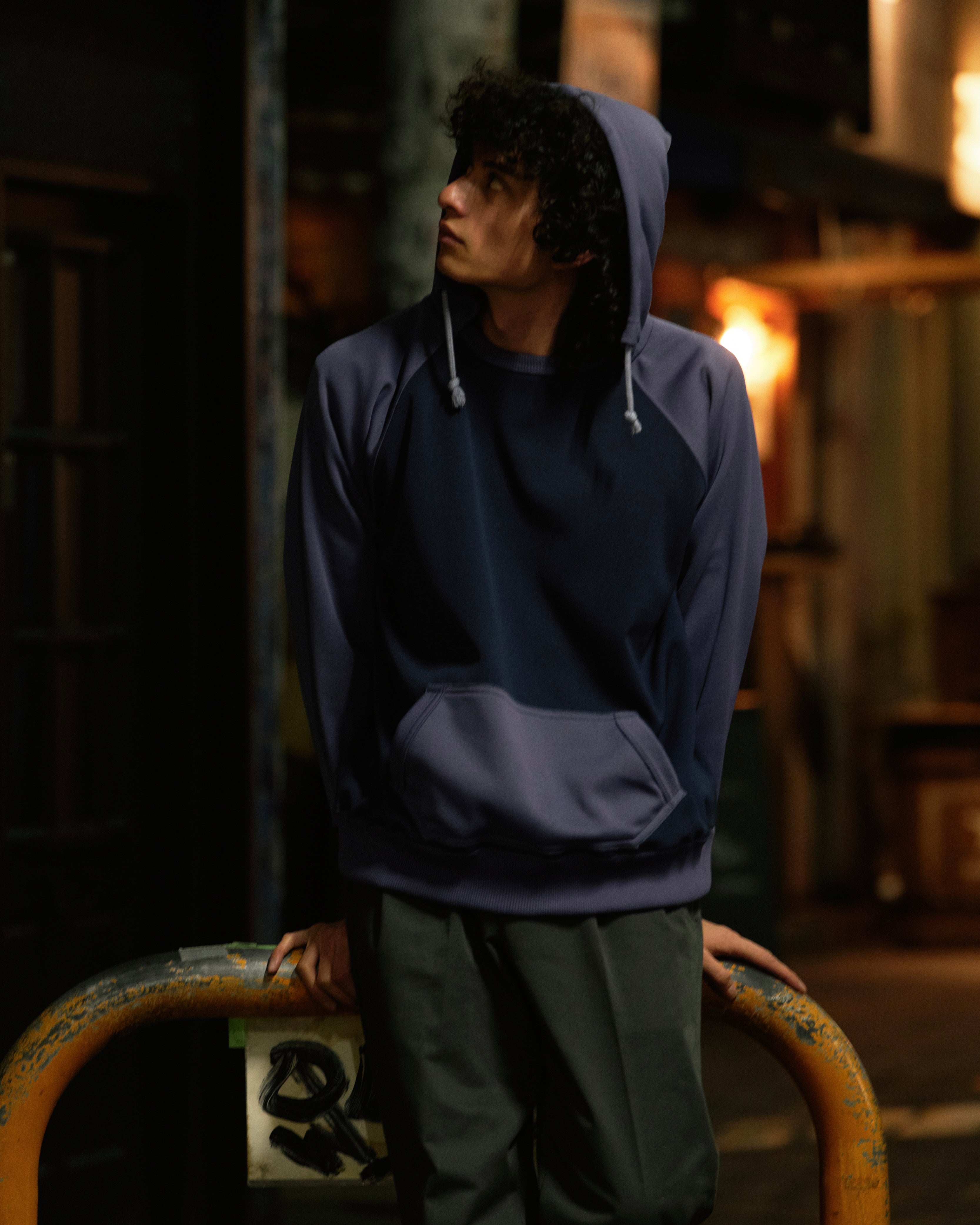FOUNDOUR EX W FACE 2TONE HOODIE レショップ 別注 W FACE 2 TONE HOODIE（ダブルフェイスツートーンフーディー