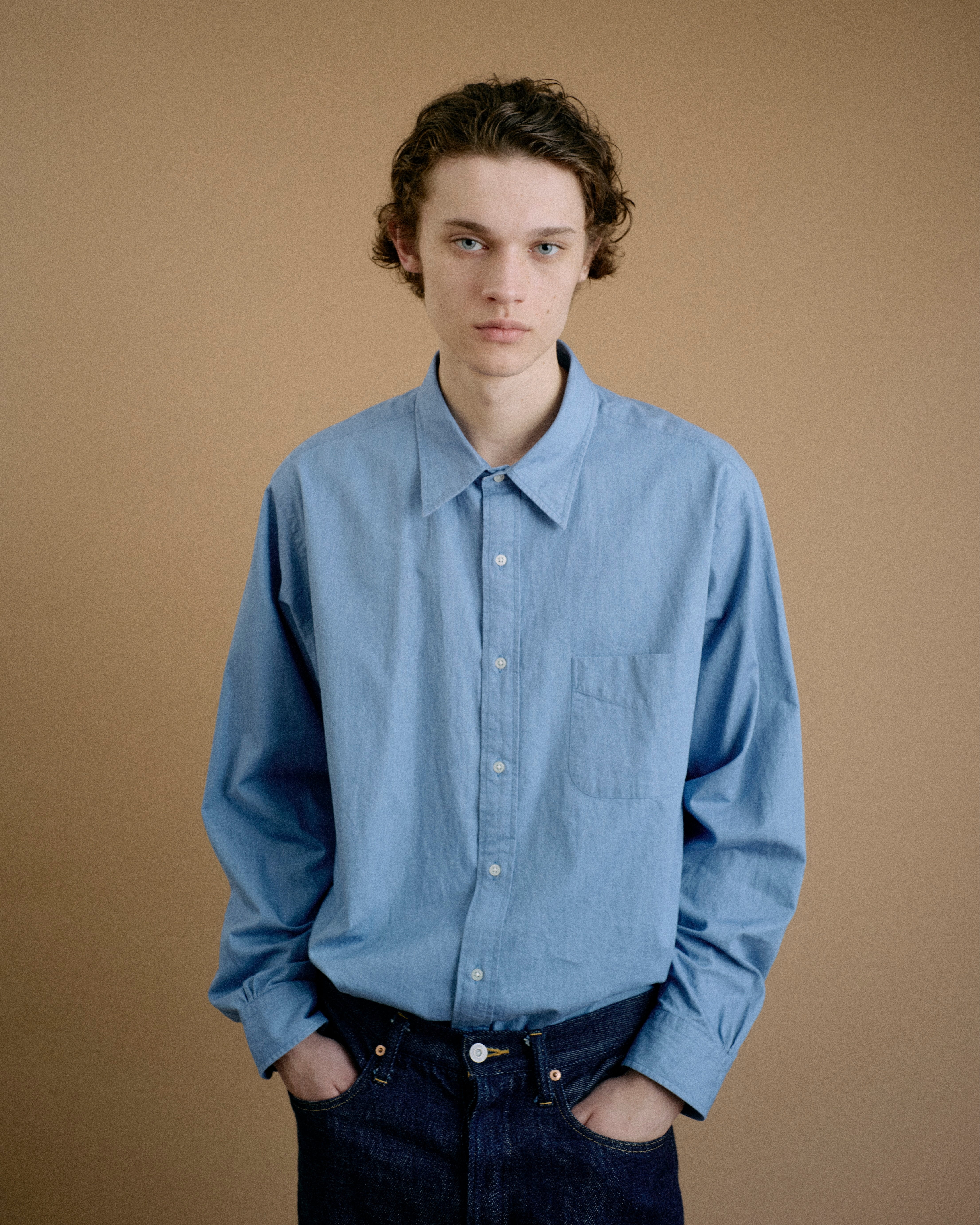 REGULAR COLLAR DENIM SHIRT（レギュラーカラーデニムシャツ）｜FOUNDOUR（ファウンダ）ONLINE STORE