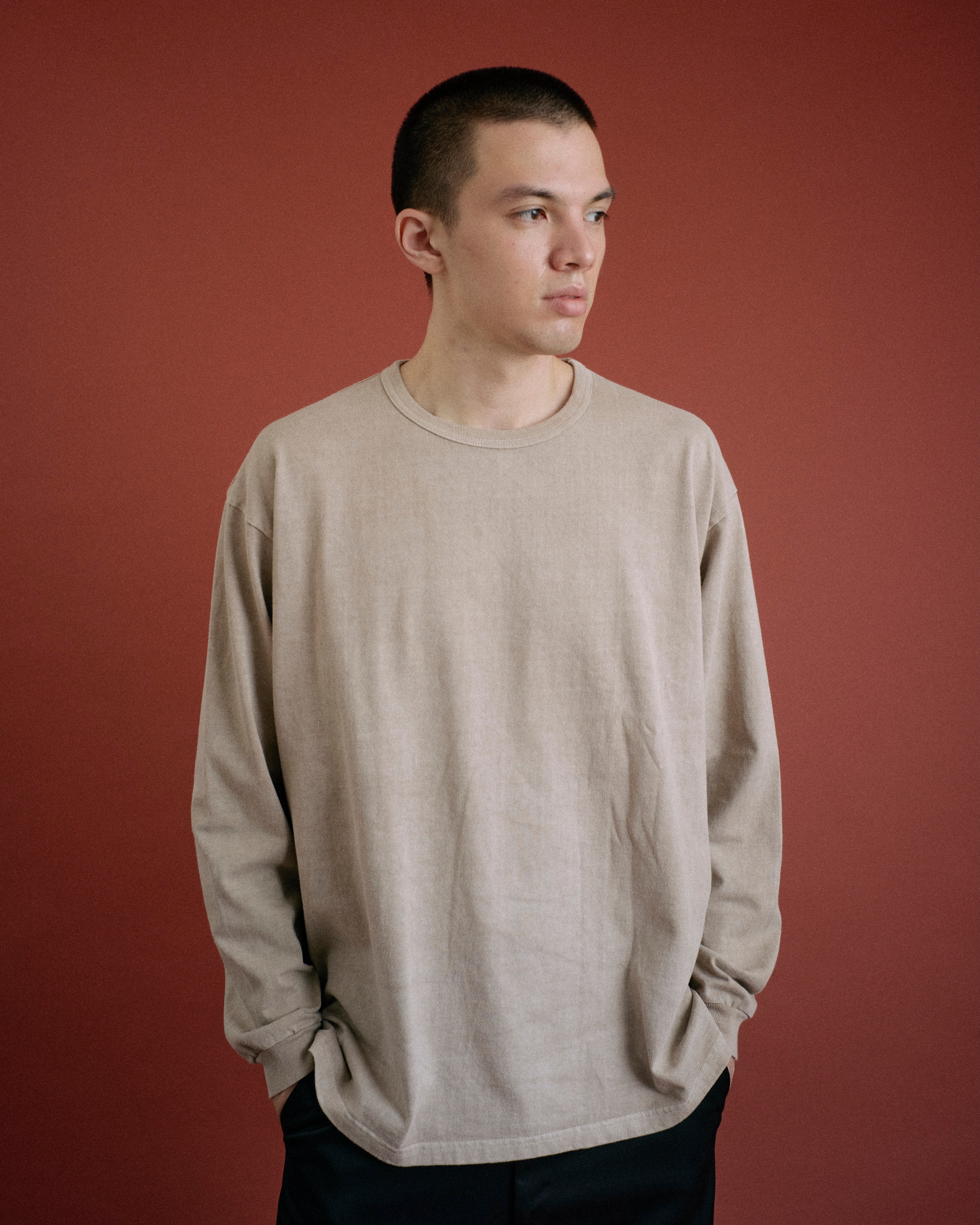 LONG SLEEVE FADE TEE SHIRT（ロングスリーブフェードTシャツ）｜FOUNDOUR（ファウンダ）ONLINE STORE
