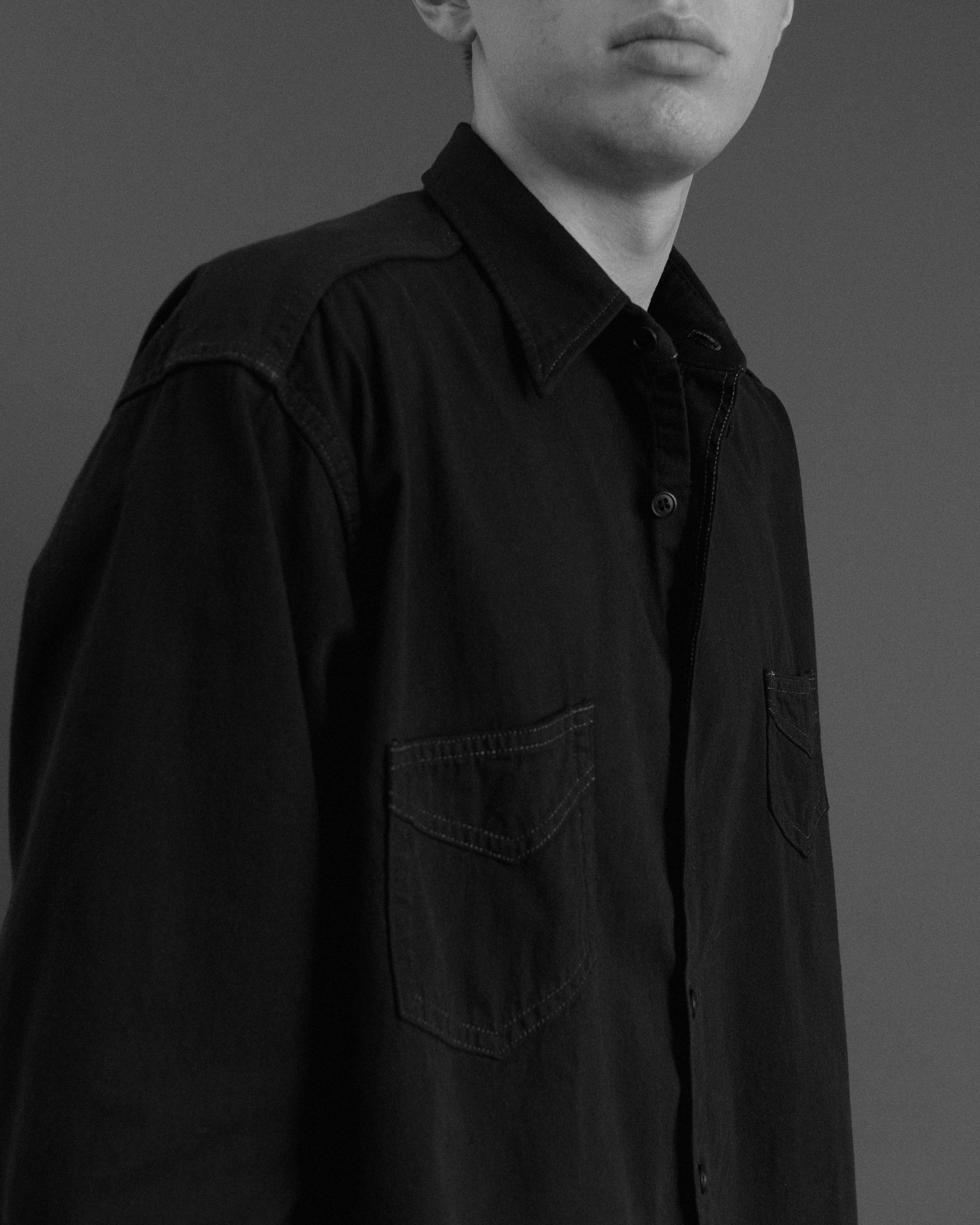 DENIM BLACK DYED SHIRT（デニムブラックダイシャツ）｜FOUNDOUR（ファウンダ）ONLINE STORE