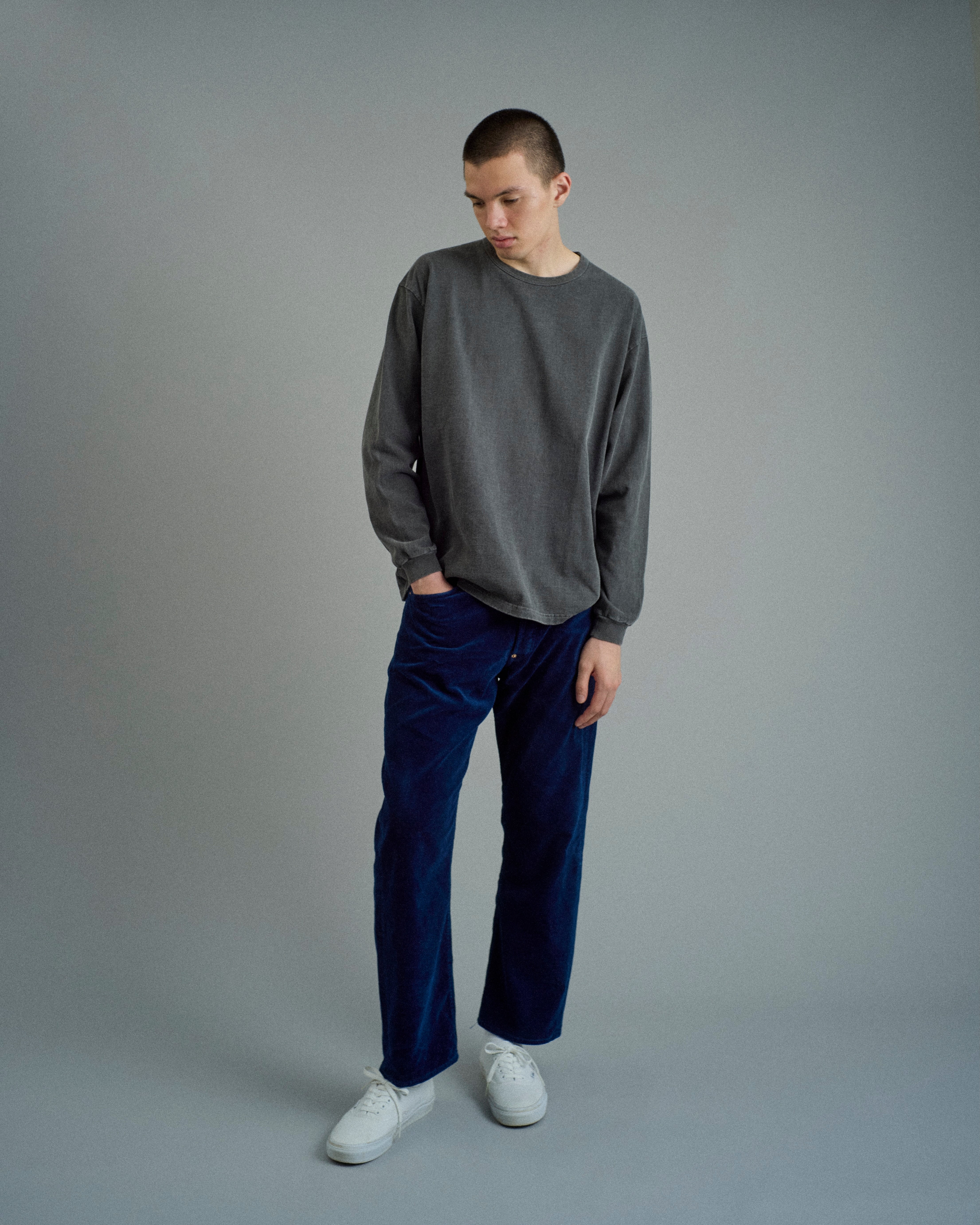 LONG SLEEVE FADE TEE SHIRT（ロングスリーブフェードTシャツ）｜FOUNDOUR（ファウンダ）ONLINE STORE