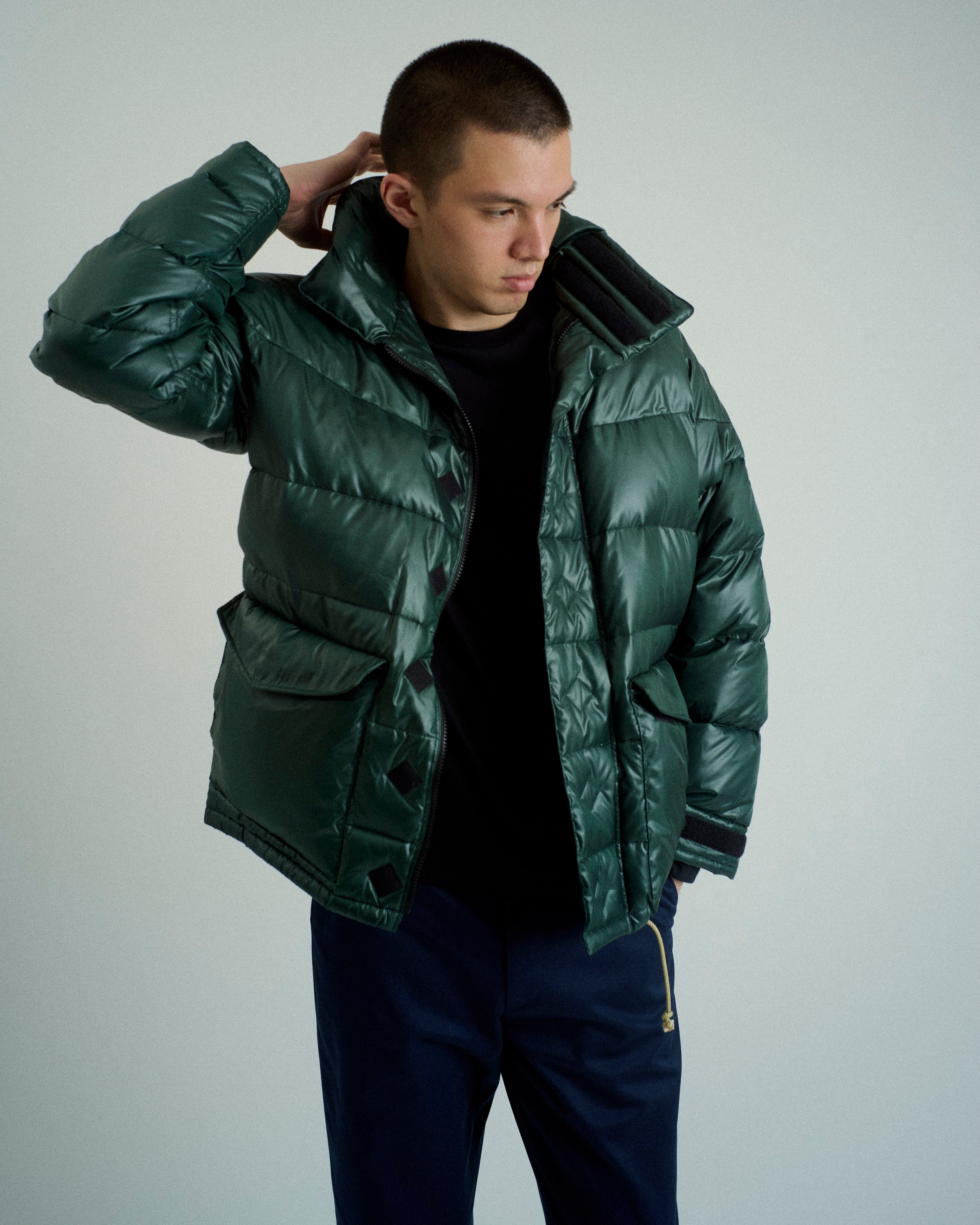 FOUNDOUR DOWN JACKET GREEN サイズ4 DOWN JACKET（ダウンジャケット）｜FOUNDOUR（ファウンダ）ONLINE